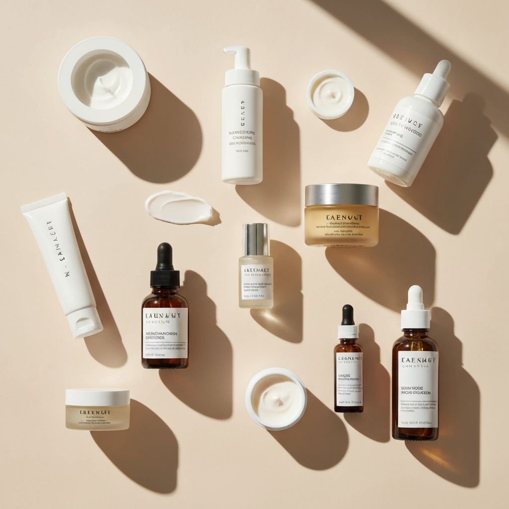 Combinación de productos de belleza